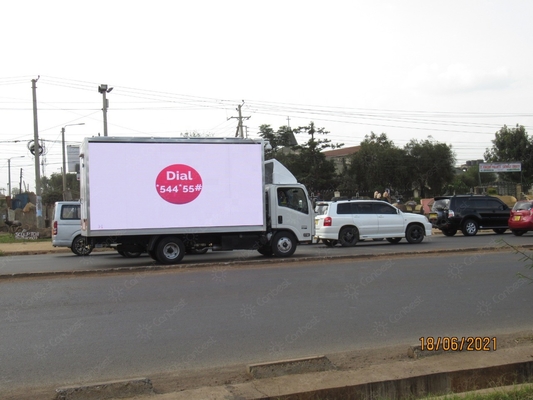 A cor completa do ODM P5 Digitas conduziu placas de tela para a propaganda do reboque do veículo do caminhão