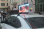 Exposição de alumínio do carro do diodo emissor de luz, sinal conduzido superior do táxi do brilho 5000-6000cd