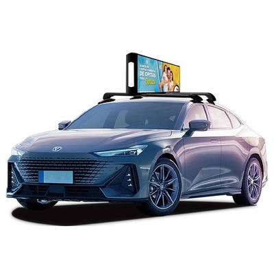 A parte superior móvel tomada partido dobro do telhado do carro conduziu o monitor IP40 impermeável exterior