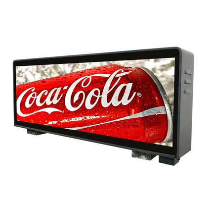 O telhado conduzido IP67 exterior do táxi P4 assina o painel de exposição 64×32dots eletrônica